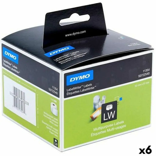 Printer Labels Dymo White Black 32 x 57 mm 1000 Pieces (6 Units) - Електроника Периферни и резервни части<<<Компютри|