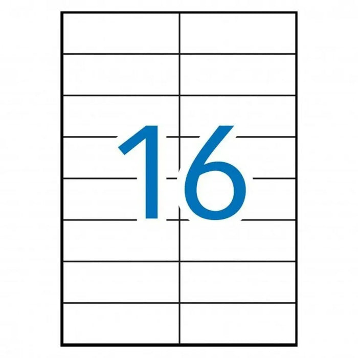 Printer Labels MULTI 3 4708 White Upright 100 Sheets 105 x 37 mm 105 x 37mm - Електроника Периферни и резервни