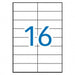 Printer Labels MULTI 3 4708 White Upright 100 Sheets 105 x 37 mm 105 x 37mm - Електроника Периферни и резервни