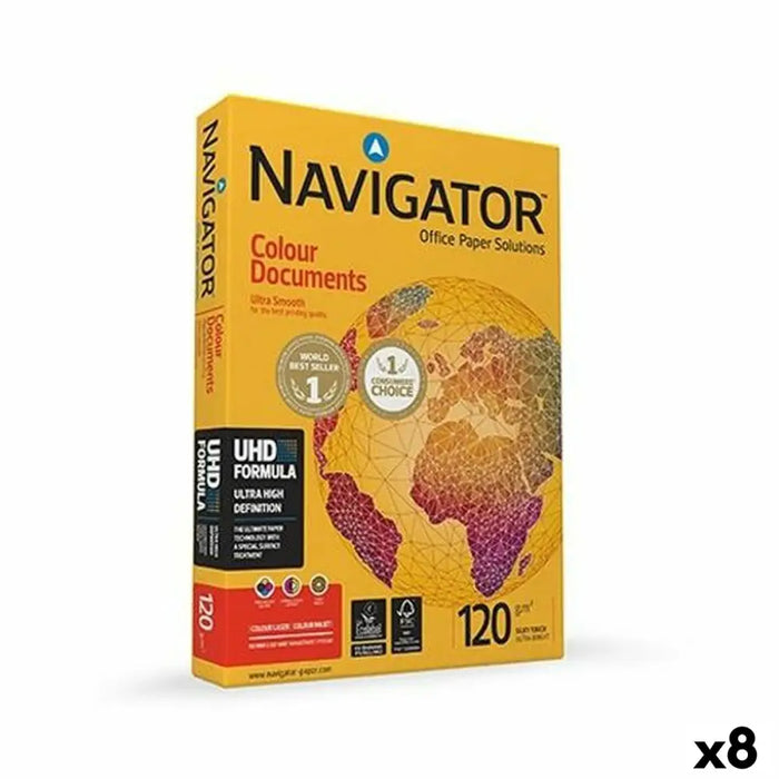 Printer Paper Navigator Color Documents A4 250 Sheets (8 Units) - Електроника Периферни и резервни части<<<Компютри|