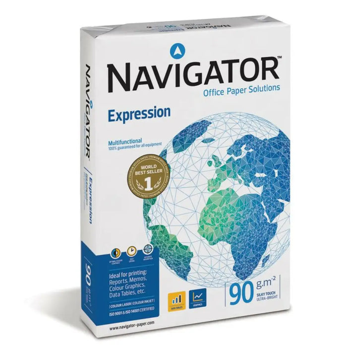 Printer Paper Navigator Expression White A4 5 Pieces - Електроника Периферни и резервни части<<<Компютри|