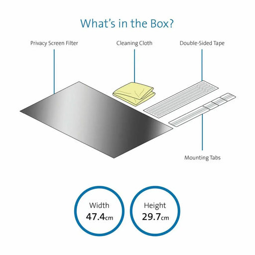 Privacy Filter for Monitor Kensington 626483 22’’ - Електроника Периферни и резервни части<<<Компютри|