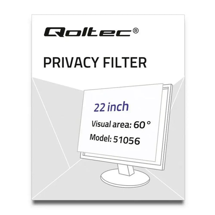 Privacy Filter for Monitor Qoltec 51056 - Протектори за Екран<<<Електроника Телефони и таблети<<<Компютри|