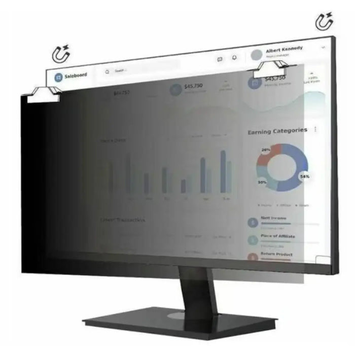 Privacy Filter for Monitor V7 PS215W9AM 21,5’’ - Електроника Периферни и резервни части<<<Компютри|