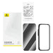 Privacy Tempered Glass Baseus Superior for iPhone 15 +cleaning kit and EasyStick (clear) - For smartphones<<<Tempered
