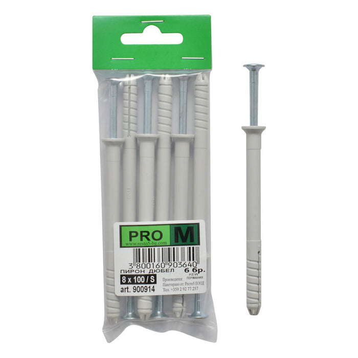 NAIL-DOGLE F8X100MM 6 PIECES PRO M