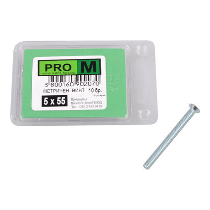 METRIC SCREW 10 PCS. PRO M 5 x 55 MM