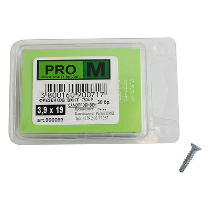SELF-DRILL SCREWS 3.9X19 MM PRO M 30 PCS