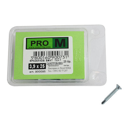 SELF-DRILL SCREWS 3.9X25 MM PRO M 25 PCS