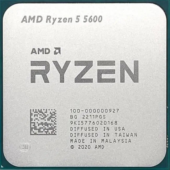 Processor AMD Ryzen 5 5600 AM4 Socket 6 Cores 3.5GHz 35MB Cache 65W Tray - Процесори<<<Компютърни