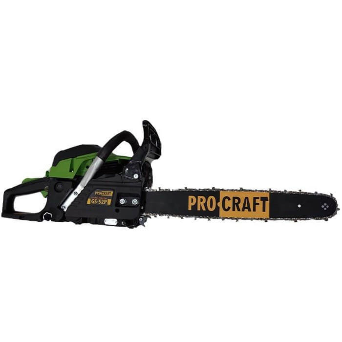 PROCRAFT CHAINSAW 49CM3 2 RAILS 2100W