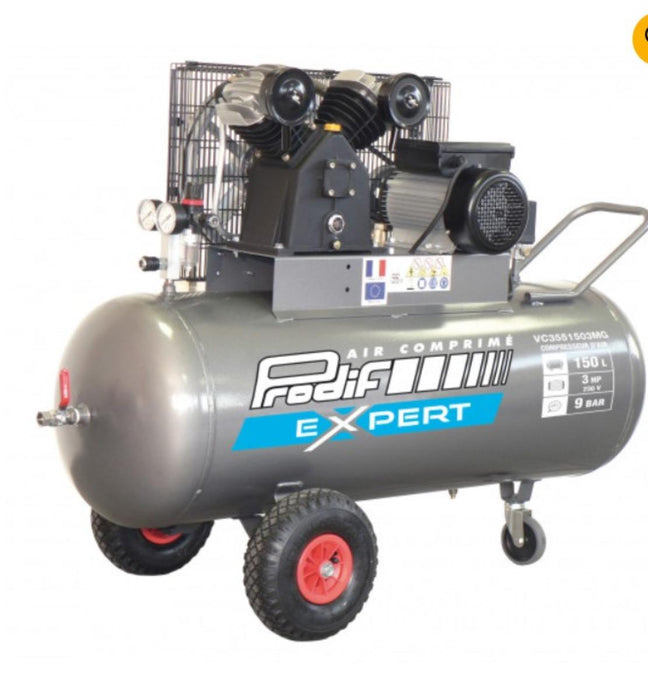 COMPRESSOR PRODIF 150L, 3CV, SINGLE-PHASE