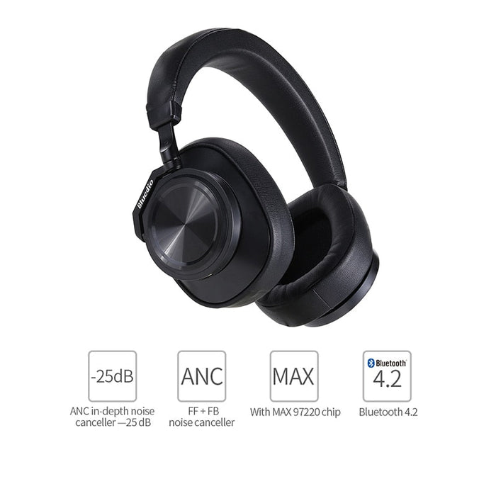 Wireless headphones Bluedio T6 Bluetooth 5.0, ANC, Foldable