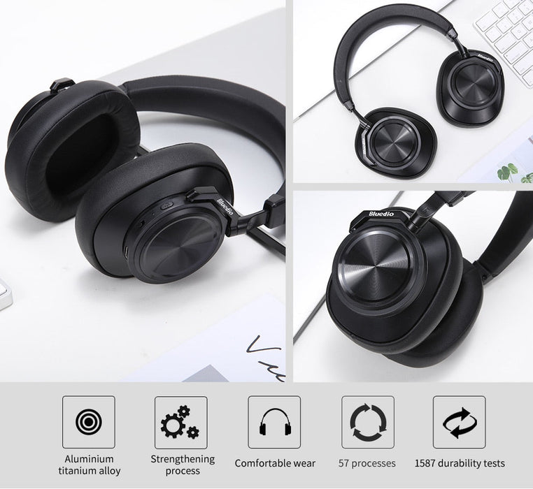 Bluedio T6 Bluetooth 5.0, ANC, Foldable Wireless Headphones