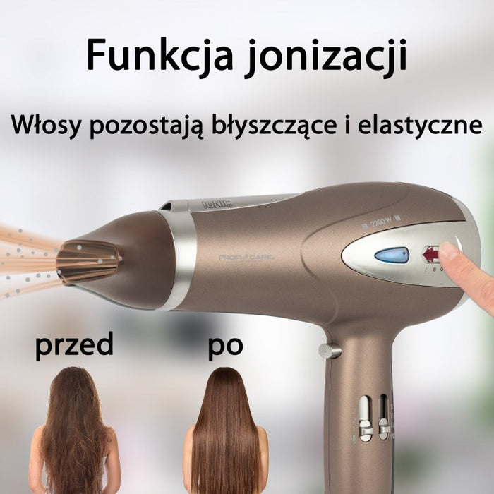 ProfiCare PC-HTD 3113 hair dryer 2200 W Brown