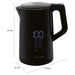 ProfiCook PC-WKS 1243 electric kettle 1.7 L 2200 W Black - Electric kettlesAGD-CZE<<<Home Appliance