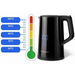 ProfiCook PC-WKS 1243 electric kettle 1.7 L 2200 W Black - Electric kettlesAGD-CZE<<<Home Appliance