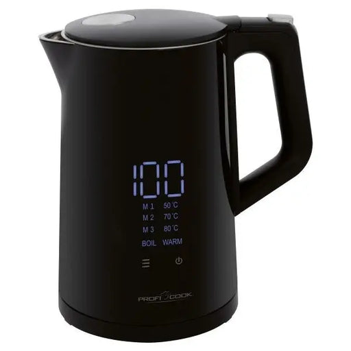 ProfiCook PC-WKS 1243 electric kettle 1.7 L 2200 W Black - Electric kettlesAGD-CZE<<<Home Appliance