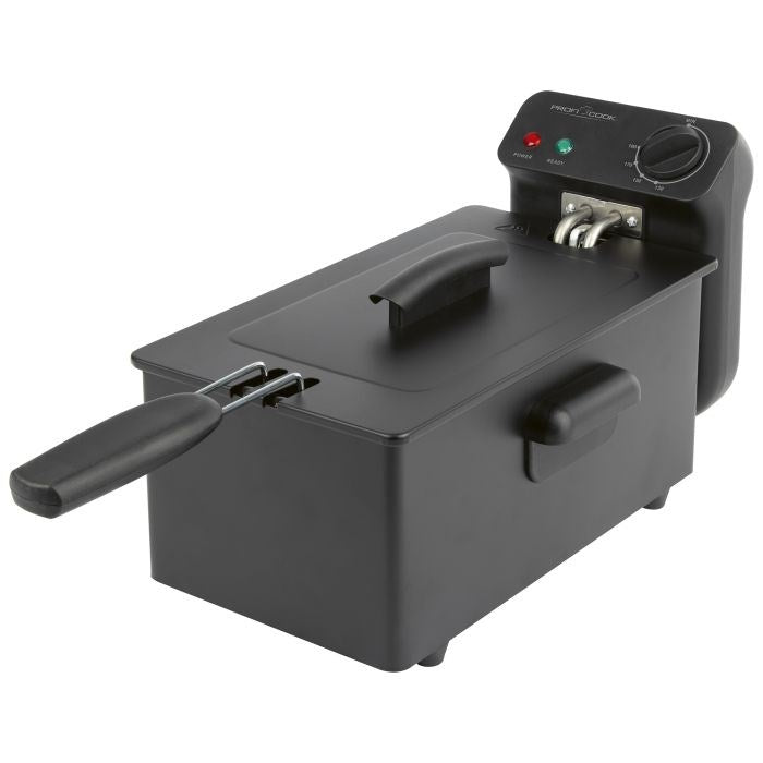 ProfiCook PC-FR 1325 Single 3 L Stand-alone 2000 W Deep fryer Black