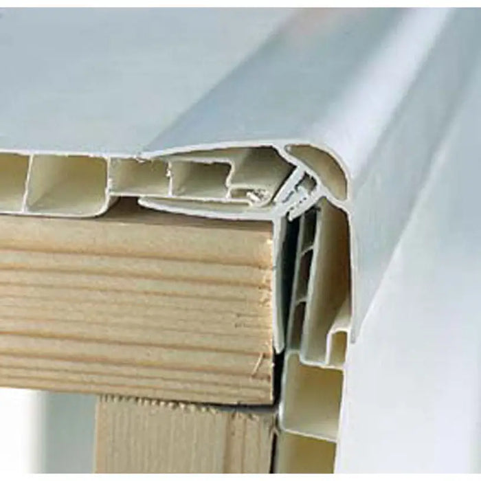 PROFILE PVC RIGHT ANGLE WHITE 2.6M NOLINA - Аксесоари за стенни панели<<<Стенни и таванни панели<<<Подови и стенни