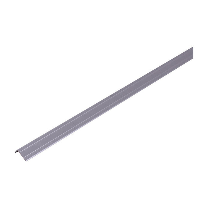 L-SHAPED TRANSITION STRIP PROFILES TRADE 24X10 MM. SILVER MATT 2.7 M.