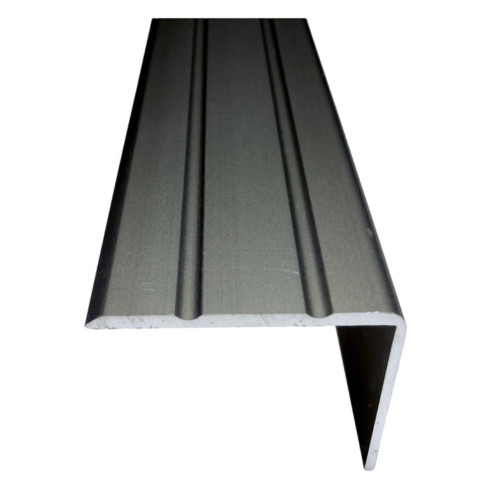 L-SHAPED PROFILES TRADE 25X17 MM. STAINLESS STEEL MATTE 2.7 M.