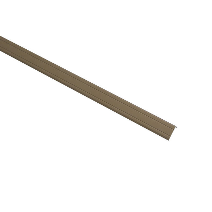 L-SHAPED TRANSITION STRIP PROFILES TRADE 24X10 MM. BRONZE MAT 0.9 M.
