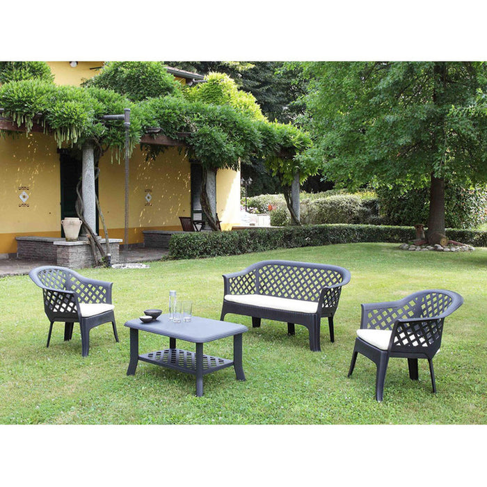 GARDEN SET WITH CUSHIONS PROGARDEN VERANDA