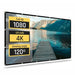Projector iggual Pack mini proyector + pantalla 120’’ plegabl HD 1280 x 720 px - Електроника Периферни и резервни