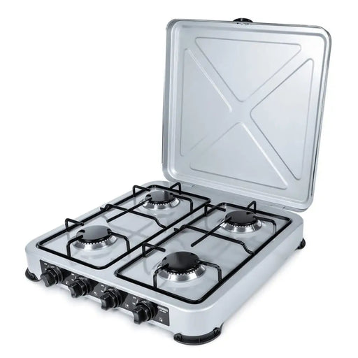 PROMIS KG400 Four-burner gas stove silver - CookersAGD-KTU<<<Home Appliance - ProductsAGD<<<ActionPL