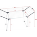 PROMIS MILANO clothes dryer extendable additional 4 wings - Bathroom and stand clothes dryerAGD-SUL<<<Home Appliance