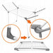 PROMIS MILANO clothes dryer extendable additional 4 wings - Bathroom and stand clothes dryerAGD-SUL<<<Home Appliance