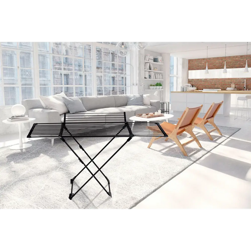 PROMIS SORRENTO laundry dryer extendable + 2 wings black - Bathroom and stand clothes dryerAGD-SUL<<<Home Appliance