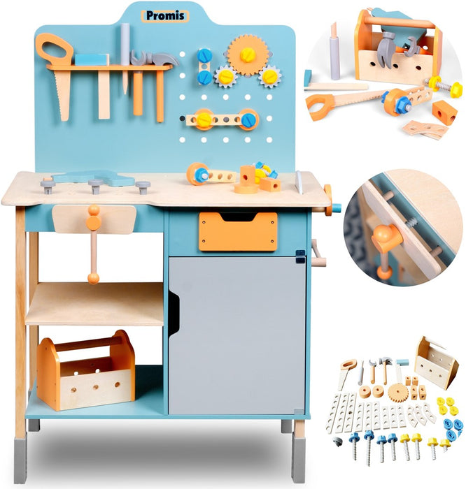PROMIS Wooden Tool Set - Workshop and toolsORP-WIN<<<(Games and toys) Role play and dress upORP<<<ActionPL