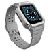 Protect Strap Band for Apple Watch 38/40/41mm Armored Case Strap - Gray Silver - Smartwatch straps and cases<<<HurtelXML