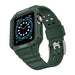 Protect Strap Band for Apple Watch 38/40/41mm Armored Case Strap - Green - Smartwatch straps and cases<<<HurtelXML
