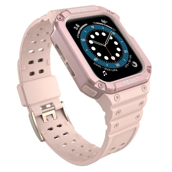 Protect Strap Band for Apple Watch 38/40/41mm Armored Case Strap - Pink - Smartwatch straps and cases<<<HurtelXML