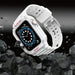 Protect Strap Band for Apple Watch 38/40/41mm Armored Case Strap - White - Smartwatch straps and cases<<<HurtelXML