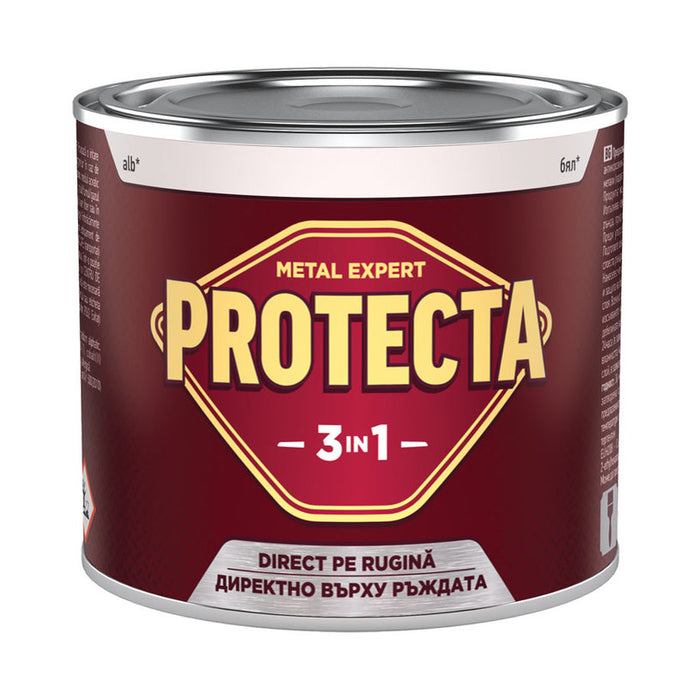 3 IN 1 ENAMEL LACQUER 500 ML WHITE COLOR PROTECTA