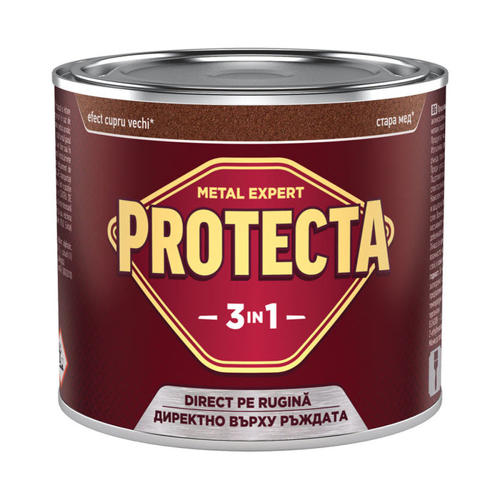3 IN 1 ENAMEL LACQUER 500 ML COLOR OLD HONEY PROTECTA