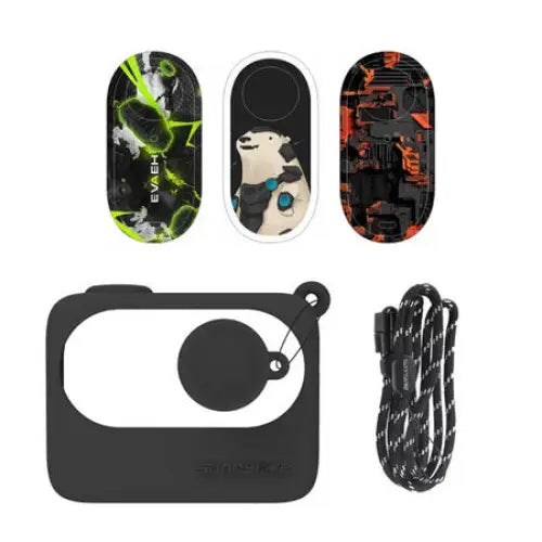 Protective Case Sunnylife for Insta360 GO 3 Black with stickers - For sports cameras<<<Accessories<<<Photo