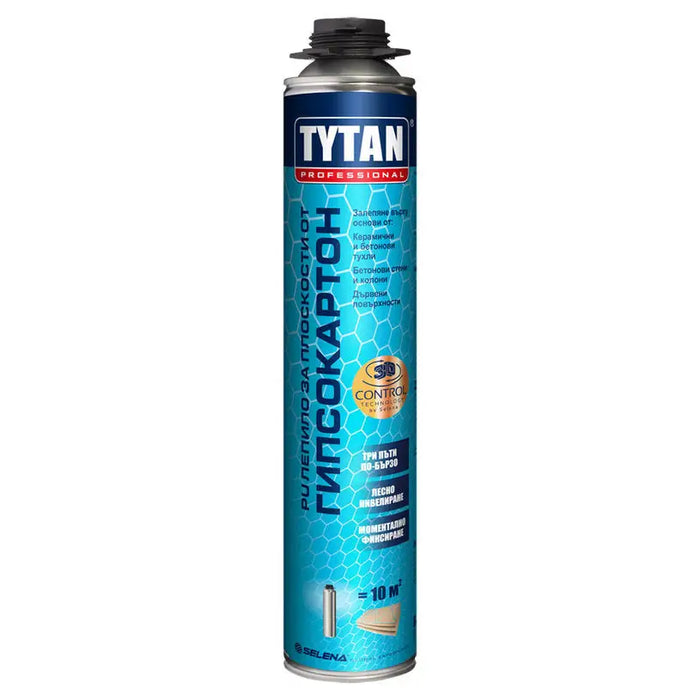 PU ADHESIVE FOR GYPSUM CARDBOARD TYTAN PROFESSIONAL CARDBOARD - Монтажна пяна<<<Уплътнители и фуги<<<Строителни