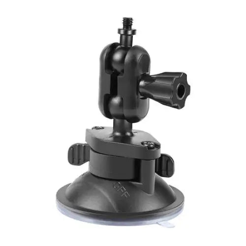 PULUZ 1/4 inch suction cup mount for sports cameras (DJI Action GoPro Insta360) (black) (PU544B) - Straps mounts