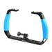 PULUZ dive mount for sports cameras (including Insta360 GO3 / X3) (blue) - Straps mounts