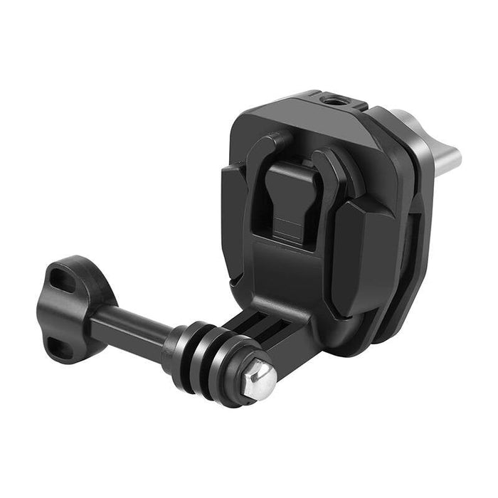 PULUZ motorcycle windshield clip for sports cameras (DJI Osmo Action 4 GoPro Hero 12 Insta360 Ace Pro / X4)(black)