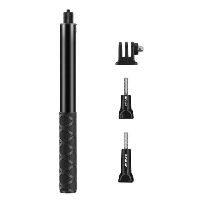 Metal selfie holder Puluz 110 cm for sports cameras (including Osmo Action 5 Pro, Insta360 X5 / X4 / X3)
