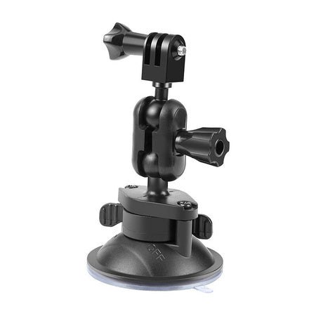 PULUZ suction cup mount for sports cameras (DJI, GoPro, Insta360) PU545B (black)