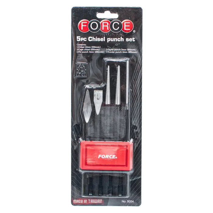 PUNCHES AND CUTTERS 5 PCS. 5 pcs. FORCE JN63795 - Чукове и секачи<<<Ръчни инструменти<<<Инструменти и