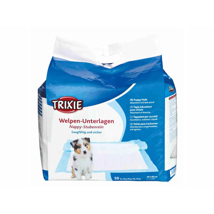 Puppy training pad Trixie Puppy Nappy 40 x 60 cm 40 × 60 cm White 50 Units - Домашни Животни<<<Дом