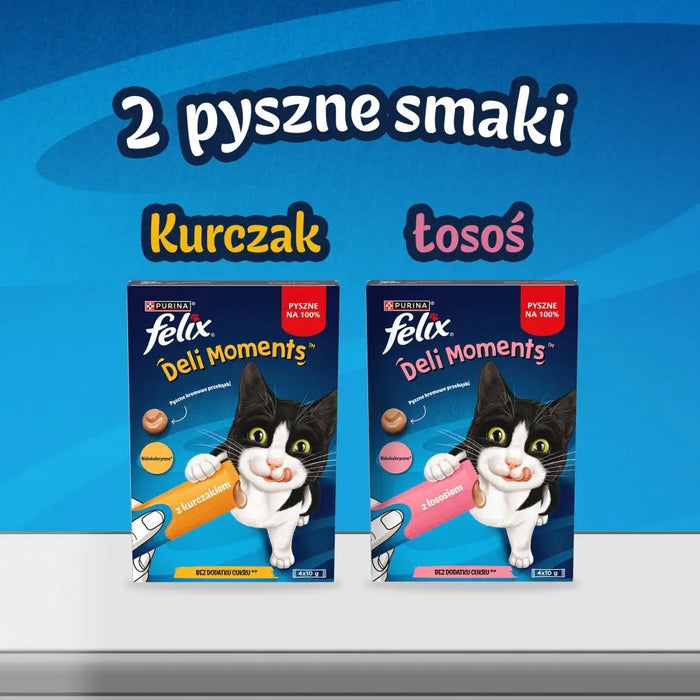 PURINA Felix Deli Moments Chicken - cat treats - 4x10g - DelicaciesDLK-PRZ<<<For the catDLK<<<ActionPL
